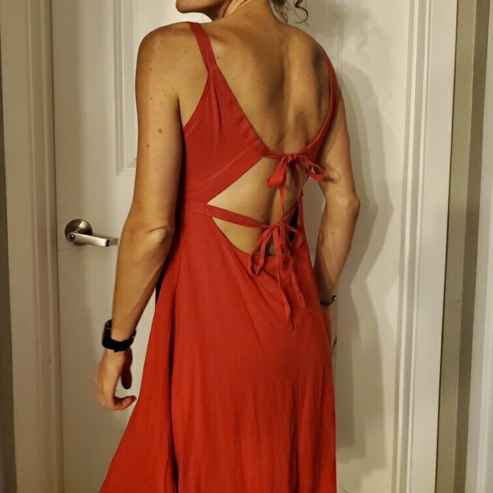 4th of JULY RED STRAPPY DRESS
